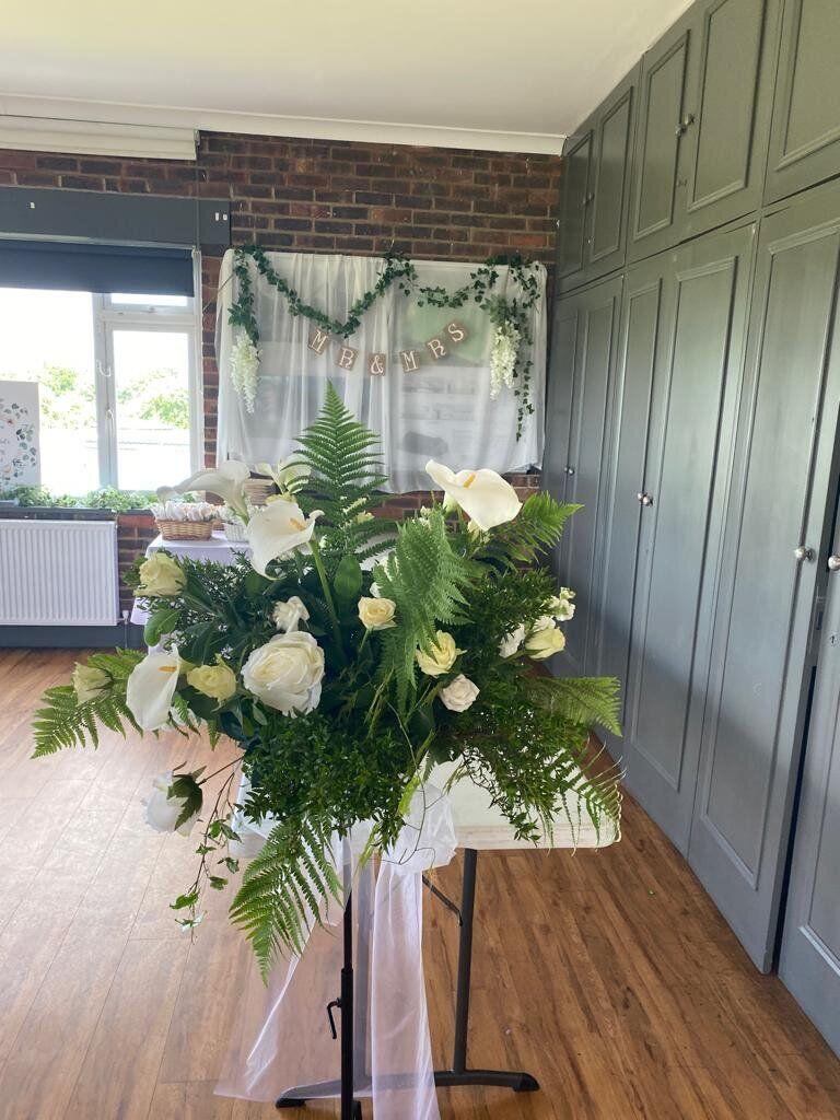 Wedding setup at Centenary Field